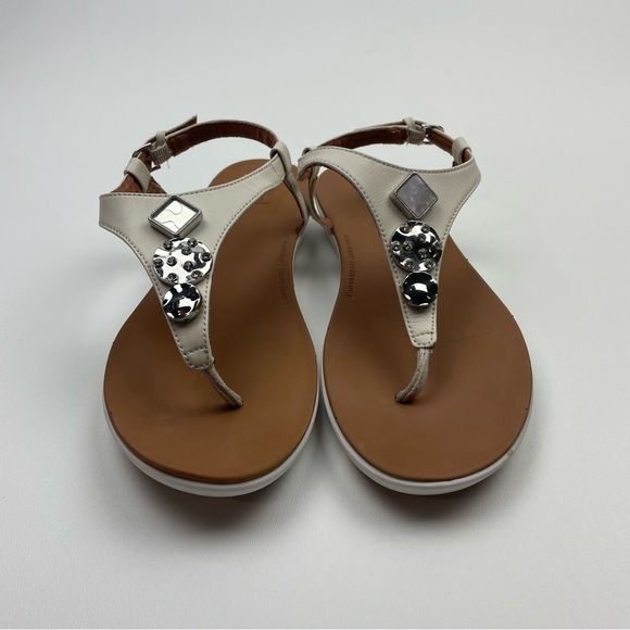 FitFlop Comfort sandals Jeweled Lainey Slingback Toe Post Thong shoes Size 8 - Picture 2 of 7